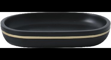 Boraboi® Elegant zwart gouden zeepbakje voor stijlvolle badkamerinrichting