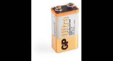 GP Ultra Alkaline 9V - 1 batterij