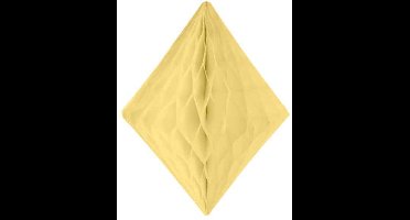 Folat - Honeycomb Diamant Ivoor/ Geel 30cm