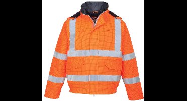 Portwest Bizflame Rain Hi-Vis Antistatic FR Bomberjack S773 - Oranje - XL