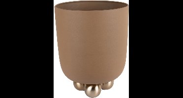 Present Time - Bloempot Estilo Medium - Mocha brown