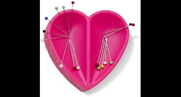 Prym Love Magnetisch speldenkussen hart - Roze naaiaccessoire voor quilten en breien