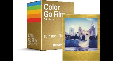 Polaroid - Color instant film for GO - Gold frame Double Pack