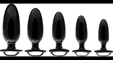 PerfectFitBrand - XPlay Finger Grip Plug Starter Kit - Butt Plug Kit met Vingergrip black