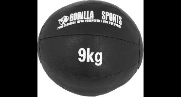 Gorilla Sports Medicijnbal - Medicine Ball - Kunstleer - 9 kg