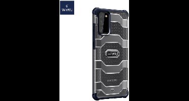 WiWu - Hoesje geschikt voor Samsung Galaxy S20 FE -Voyager Case - Schokbestendige Back Cover - Donker Blauw