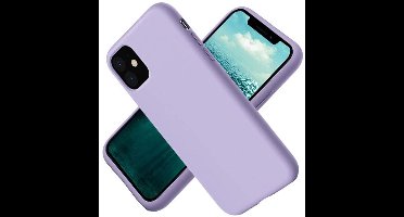 Hoesje Geschikt voor iPhone 12 / 12 Pro - Nano Liquid siliconen Backcover - Lila