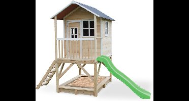 EXIT Loft 500 Houten Speelhuis - Speelhuisje voor Buiten - FSC Hout - Kinderen - Naturel