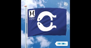 Vlaggenclub Vlag Capelle aan den IJssel - 200x300cm - Mastvlag voor buiten