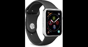 PURO ICON Apple Watch Band Zwart Silicone
