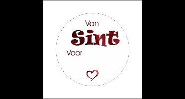 Cadeaustickers Etiketten Sinterklaas Rood