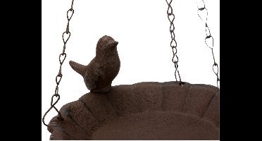 Trixie Vogeldrinkschaal Gietijzer Hangend - Drinkbak - Ø16 cm Bruin