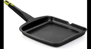 Pan BRA FOODIE 28X28 Zwart Aluminium Ø 28 cm