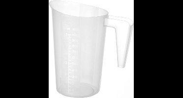 HENDI Stapelbare maatbeker – 1 liter – polypropyleen – vaatwasmachinebestendig