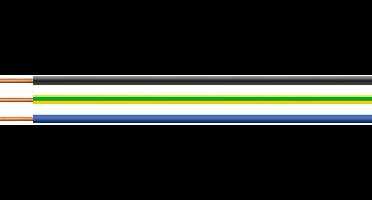 HELU 28785-100 Enkele ader H07V-U 1 x 1.50 mm² Zwart 100 m