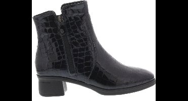 Dames Enkellaars Hartjes Blues Boot Donkerblauw - Maat 6½