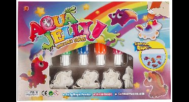Unicorn 3D aqua gel figuren maken set