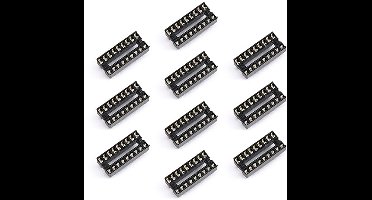 DIP-18 IC-Voet (Socket) – 10 stuks