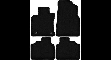 BASIC zwarte velours matten voor: Toyota Camry IX sedan (2017-)