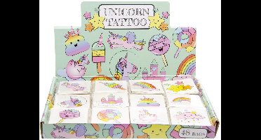 Duckiez Tattoos Eenhoorn 12st.