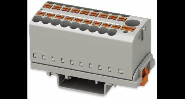 Phoenix Contact PTFIX 6/18X2,5-NS35 GY 3273110 Verdeelblok 0.14 mm² 2.50 mm² Grijs 8 stuk(s)