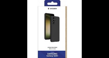 Bigben Connected - Siliconen Telefoonhoesje geschikt voor Samsung Galaxy S24 Plus - Zwart