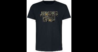 Jurassic Park Jurassic World - Forest Raptor Attack Heren T-shirt - zwart - S