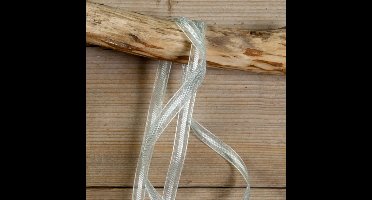 Zipper cadeaulint Pastel blauw 10 mm / 10 mtr.