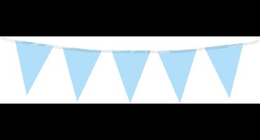 Mini vlaggenlijn | PE | Kleur: Baby blauw | Lengte: 3 meter