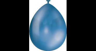 Metallic ballonnen | 50 stuks | Kleur: Blauw | Afmeting: 30cm
