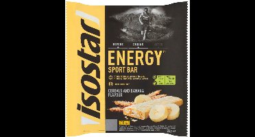 Isostar High Energy Sportreep Banaan - 6 x 3 x 40 gr - Voordeelverpakking