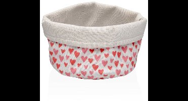 Broodmand Versa Amore Hartjes 14 x 10 x 17 cm
