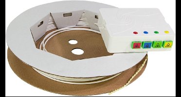 LOGILINK FTTH-aansluitbox FB4SC40, 4x SC/APC, met 40 m installatiekabel