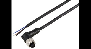 TRU COMPONENTS TC-12832996 Sensor/actuator aansluitkabel M12 Aantal polen (sensoren): 4 Koppeling, haaks 5 m 1 stuk(s)