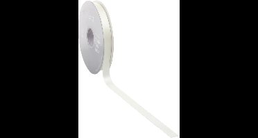 Ivoor Satijnlint| zeer luxe kwaliteit |15 mm / 25 mtr.