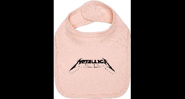 Metallica Metal-Kids - Logo Slabbetje lichtroze Katoen -