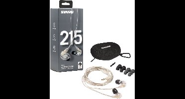 Shure SE215-CL - In ear earphones, single driver, clear