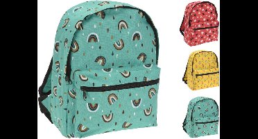 van der Meulen rugzak kinderen multicolor 30x12x35cm polyester.