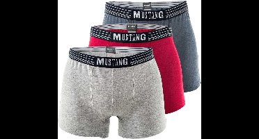 MUSTANG Retro Boxershorts - Maat L - 3 stuks - Gemengde Kleuren - Mannen Boxershorts - Boxer