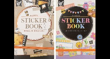 Stickers voor volwassenen en kinderen - 1000+ Stickers - 40 Stickervellen - Voor Journaling, Planning, Scrapbooking en Gifting