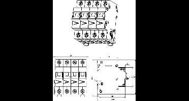 Eaton Faz 3P+N Mcb Aardlek 20A B-Curve 15kA - 278950 - E3VZ7