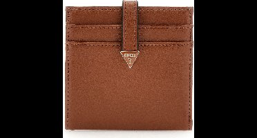 GUESS Kaarthoes Laurel SLG Tab Card Case Cognac Bruine