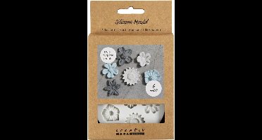 Creativ Company siliconen bloemvorm knutselmal voor gietwerk en sieraden.
