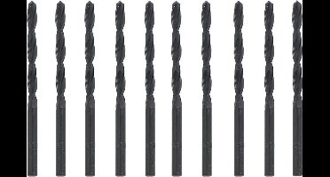 Benson Metaalboren set - HSS - 5.0 mm - 10 stuks - Inclusief opbergbox