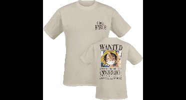 One Piece Wanted Unisex T-shirt - zand - XXL