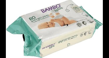 Bamboe Natuur Babydoekjes 80 eenheden|Bamboo Nature Baby Wipes 80 units|Lingettes bébé Bambo Nature 80 unités