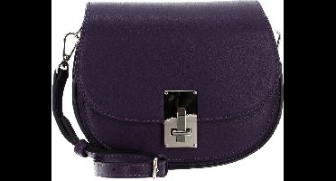 SEIDENFELT MANUFAKTUR Schoudertas Linsell Saddle Bag Violet Paars