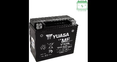 Batterie SLA Yuasa pour Moto Harley Davidson 1340 Flst Series Softail 1991 à 1999 YTX20L-BS / YTX20L / 12V 18.9Ah Neuf
