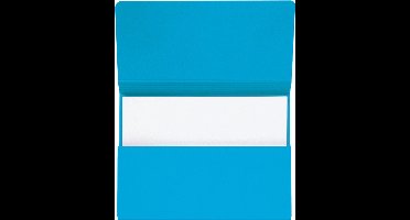 Pocketmap Secolor folio 270gr blauw | 10 stuks