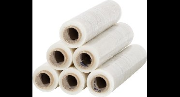 Handwikkelfolie 17 micron 50 cm x 300 meter transparant